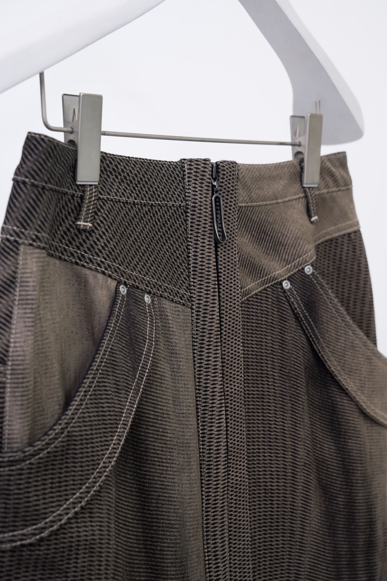 [PRE] Mirage Bleach Skirt / black