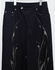 Refract Bleach Denim / black