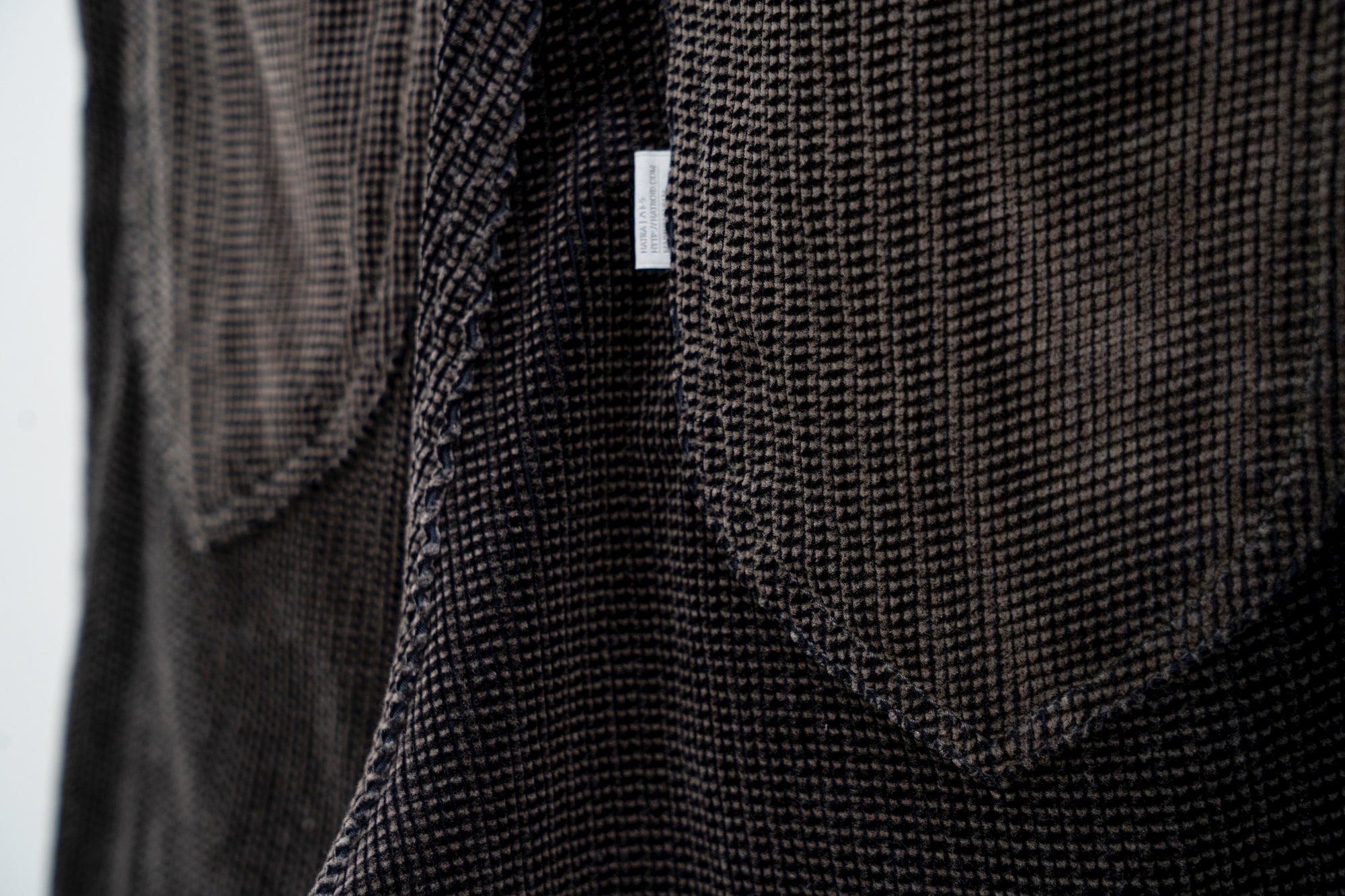 Mirage Bleach Corduroy Pants / black