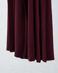 Atlantis Pleats Trousers / burgundy