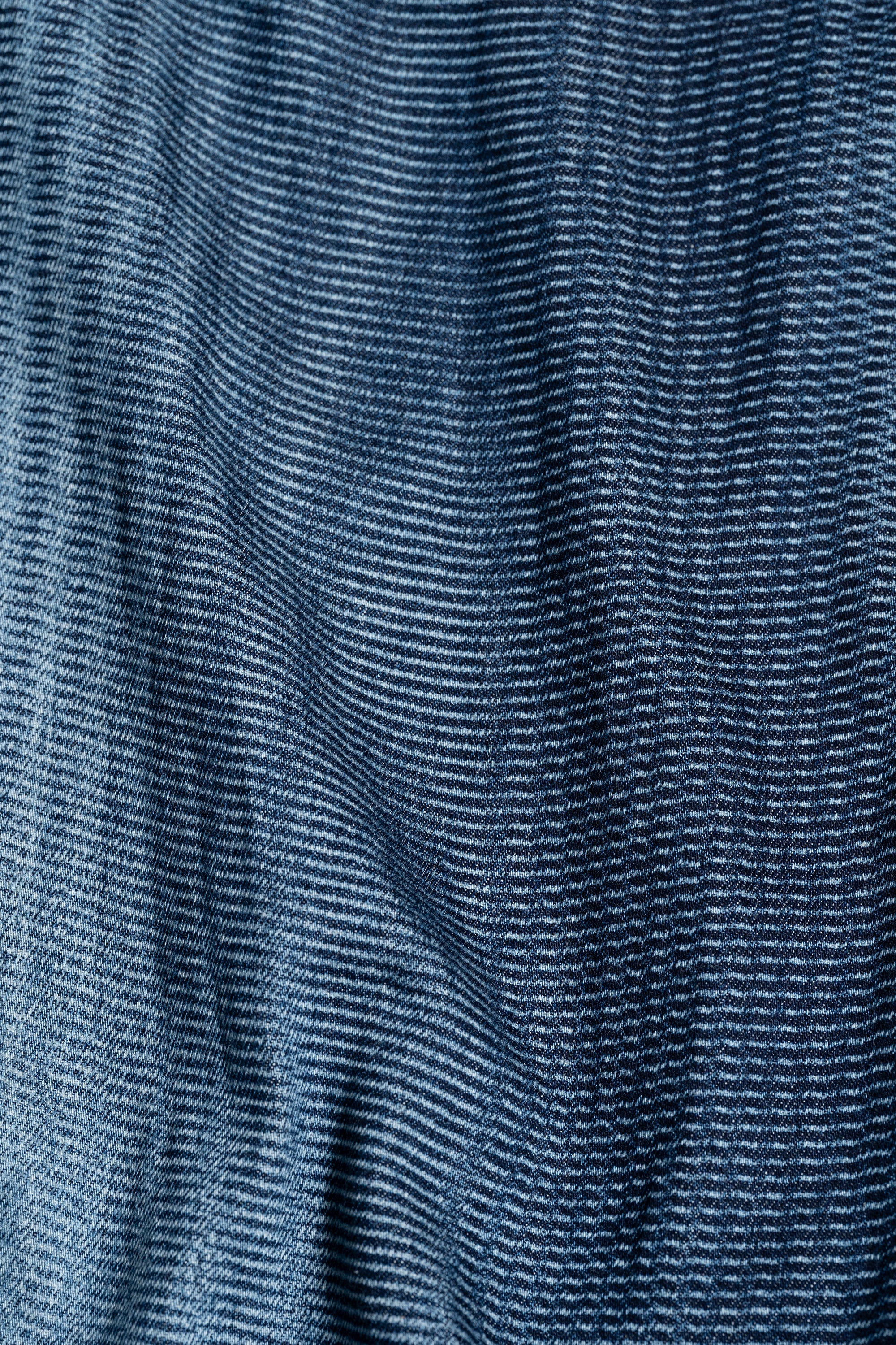 Mirage Bleach Denim Jacket / navy