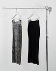 Lunar Velour Skirt / black