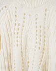 Allele Cable Sweater / ivory