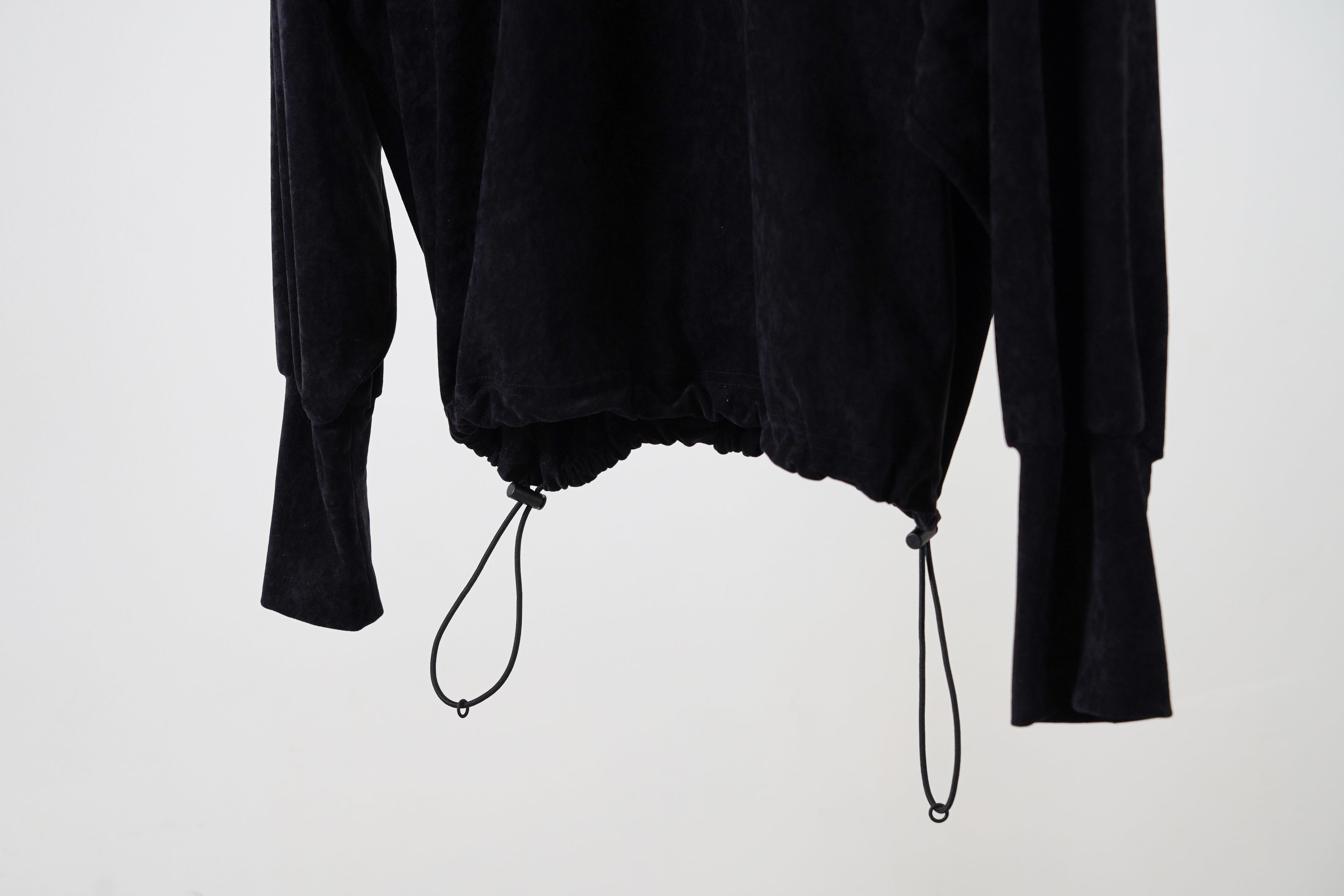 Lunar Velour Moc Top / black – HATRA OFFICIAL
