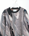 Weld Knit Sweater / silver