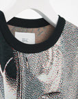 Weld Knit Sweater / silver