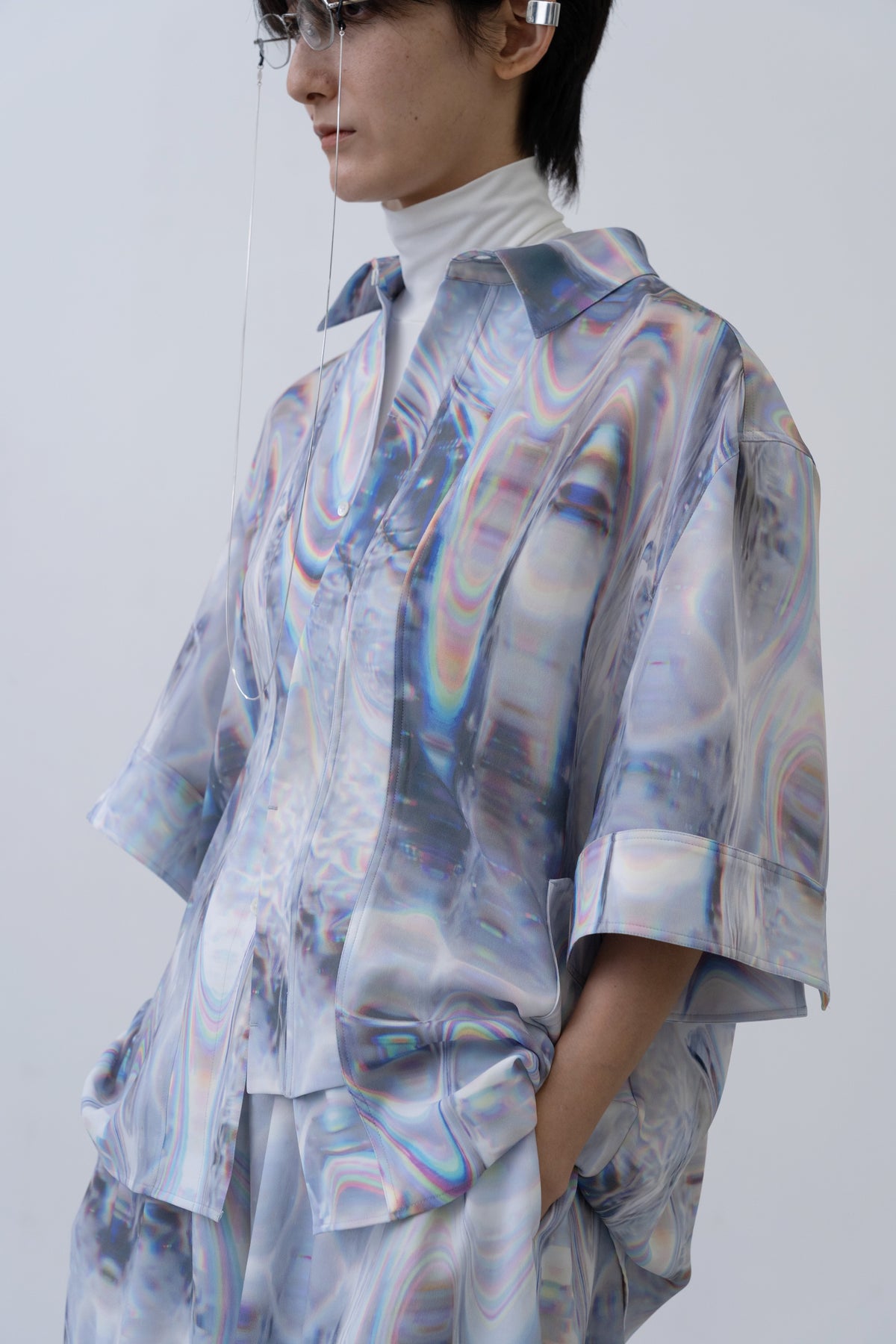 [PRE] Tri Front Shirt Phos / clear