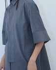 Tri Front Shirt / grey