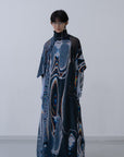 [PRE] Phenomenal Sheer Robe / oil-black