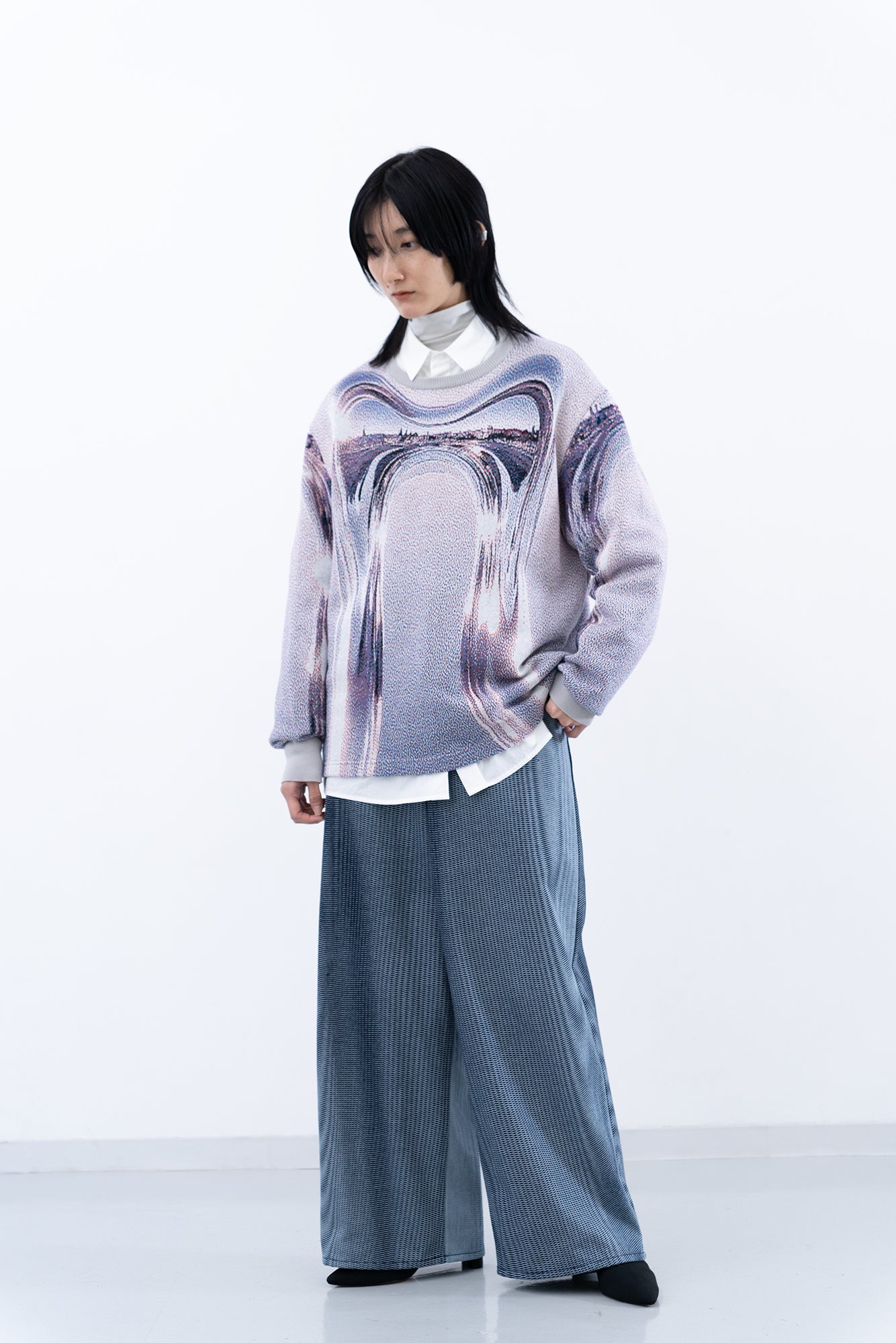 Orbs Knit Sweater / morning