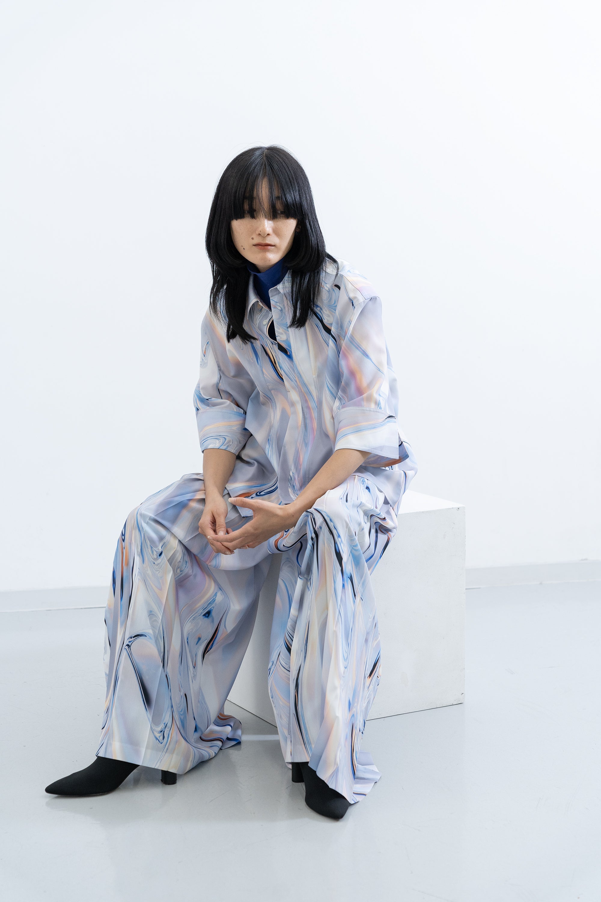 Hak Pleats Pants Biotope / light – HATRA OFFICIAL