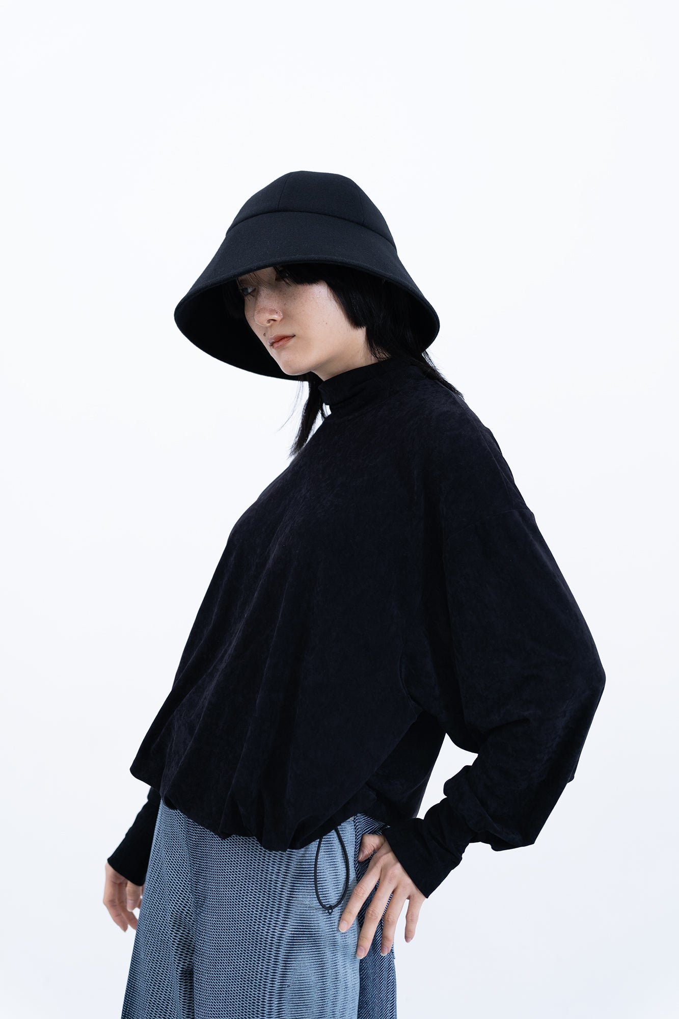 福袋 オンライン Lunar Velour OFFICIAL HATRA – black / Top Moc カットソー(長袖+七分)