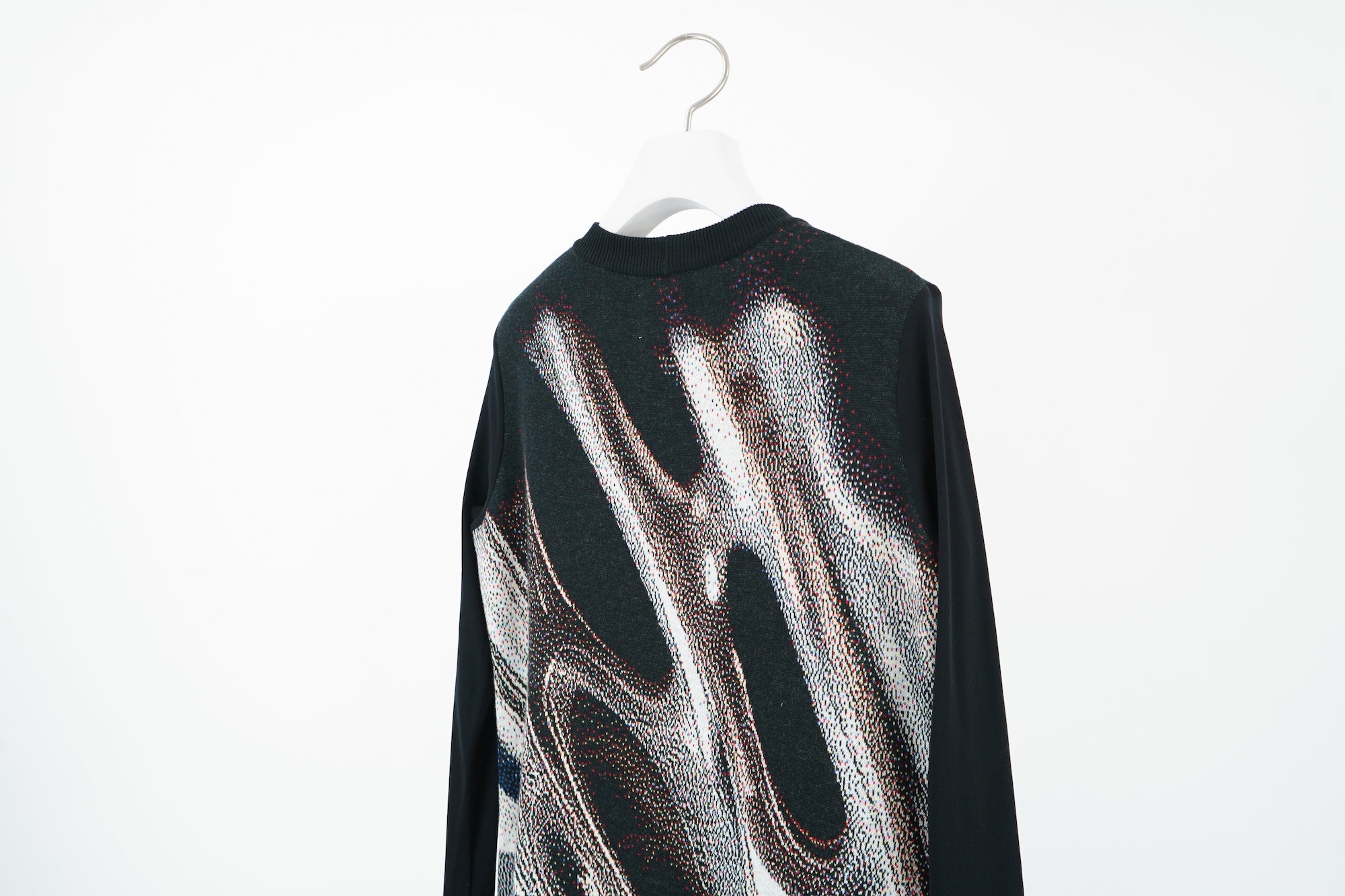 Weld Knit Robe / silver