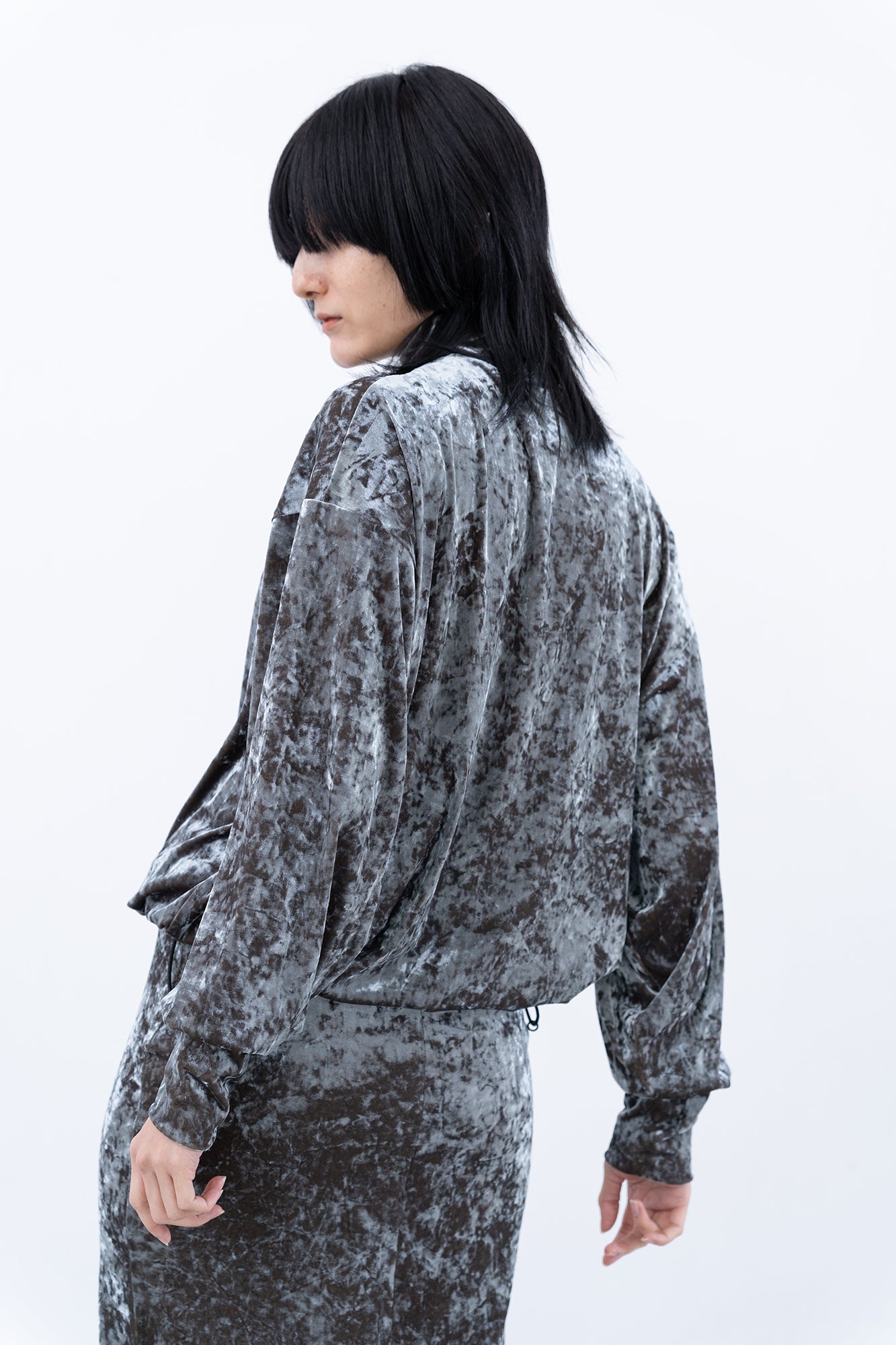 Lunar Velour Moc Top / black – HATRA OFFICIAL