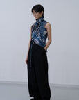 [PRE] Phenomenal Sheer Blouse / oil-black