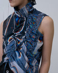 [PRE] Phenomenal Sheer Blouse / oil-black