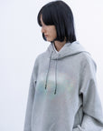 Echo Embroidery Hoodie / grey