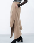 Fishtail Skirt / camel