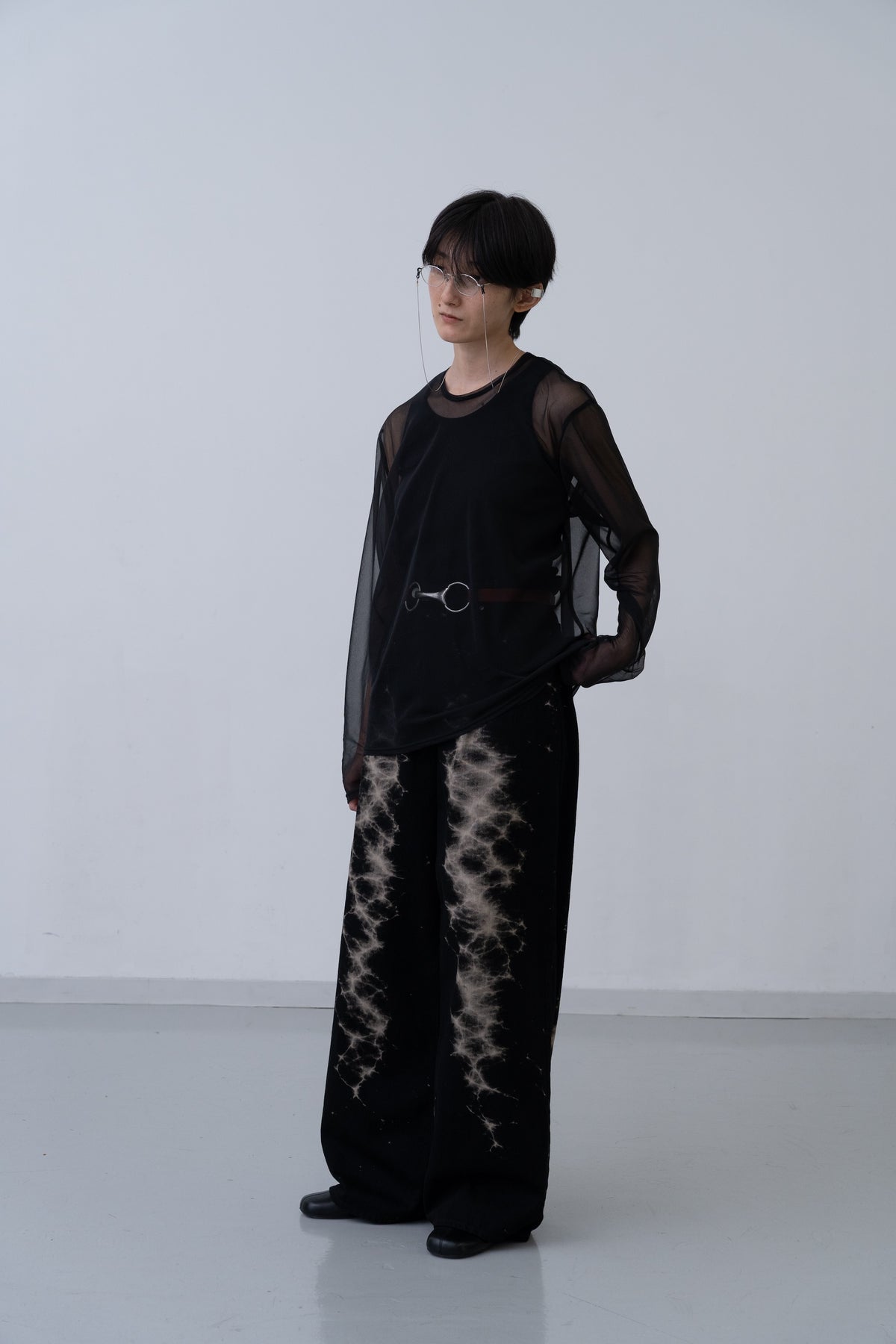 [PRE] Caustics Bleach Denim / black