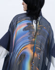 Orbs Sheer Robe / night