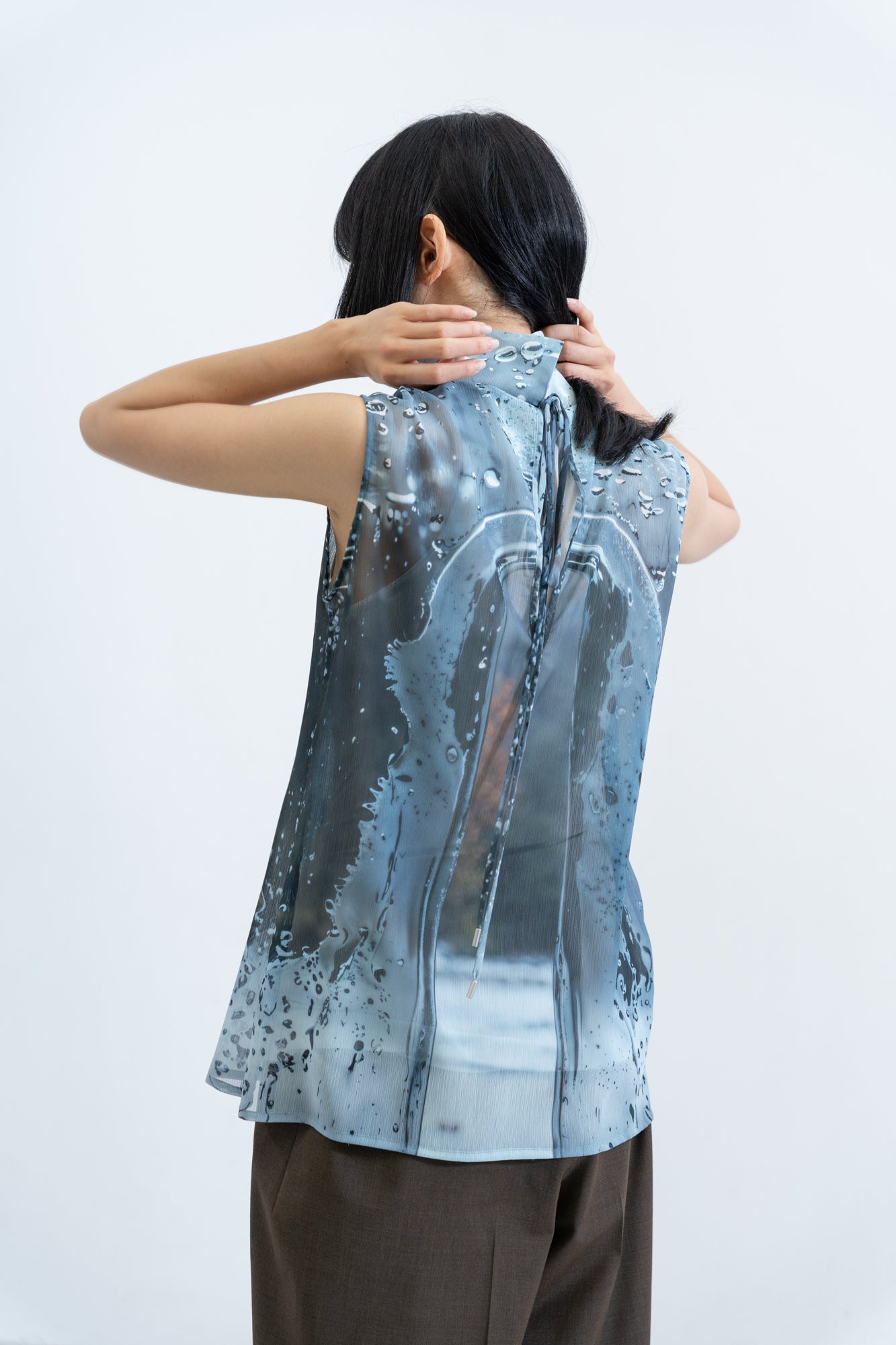 Phenomenal Sheer Blouse / mist