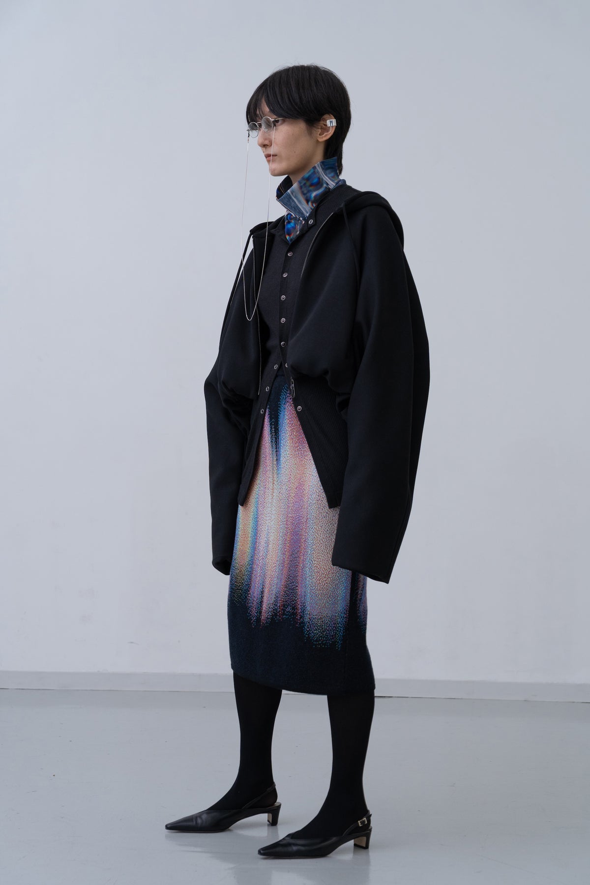 [PRE] Phos Knit Skirt / black