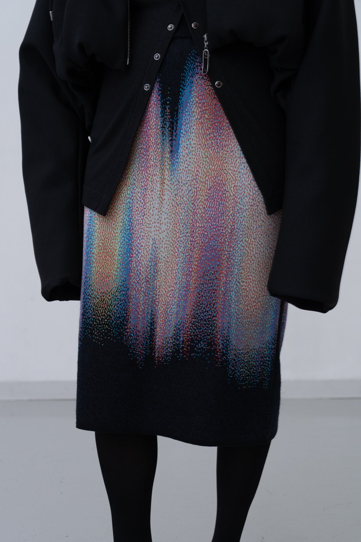 [PRE] Phos Knit Skirt / black