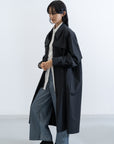 Window Over Coat / black