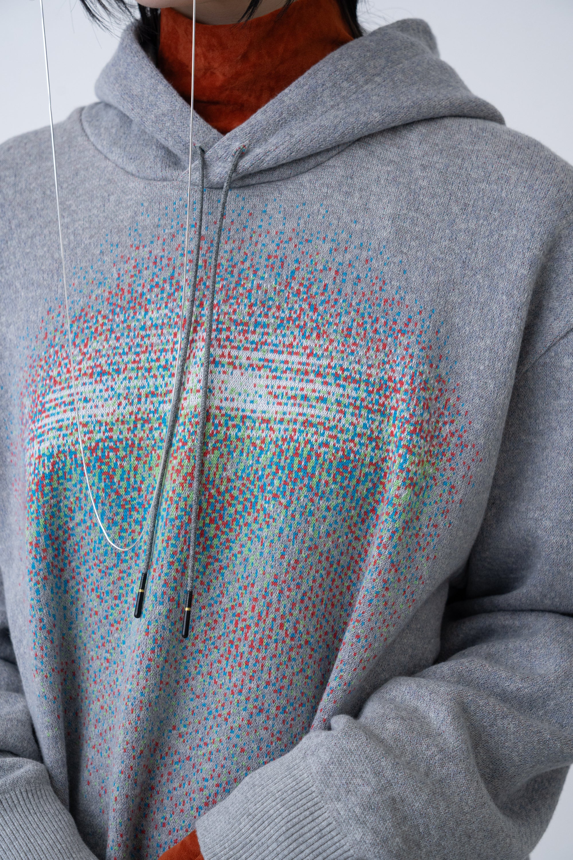 Photon Knit Hoodie / grey