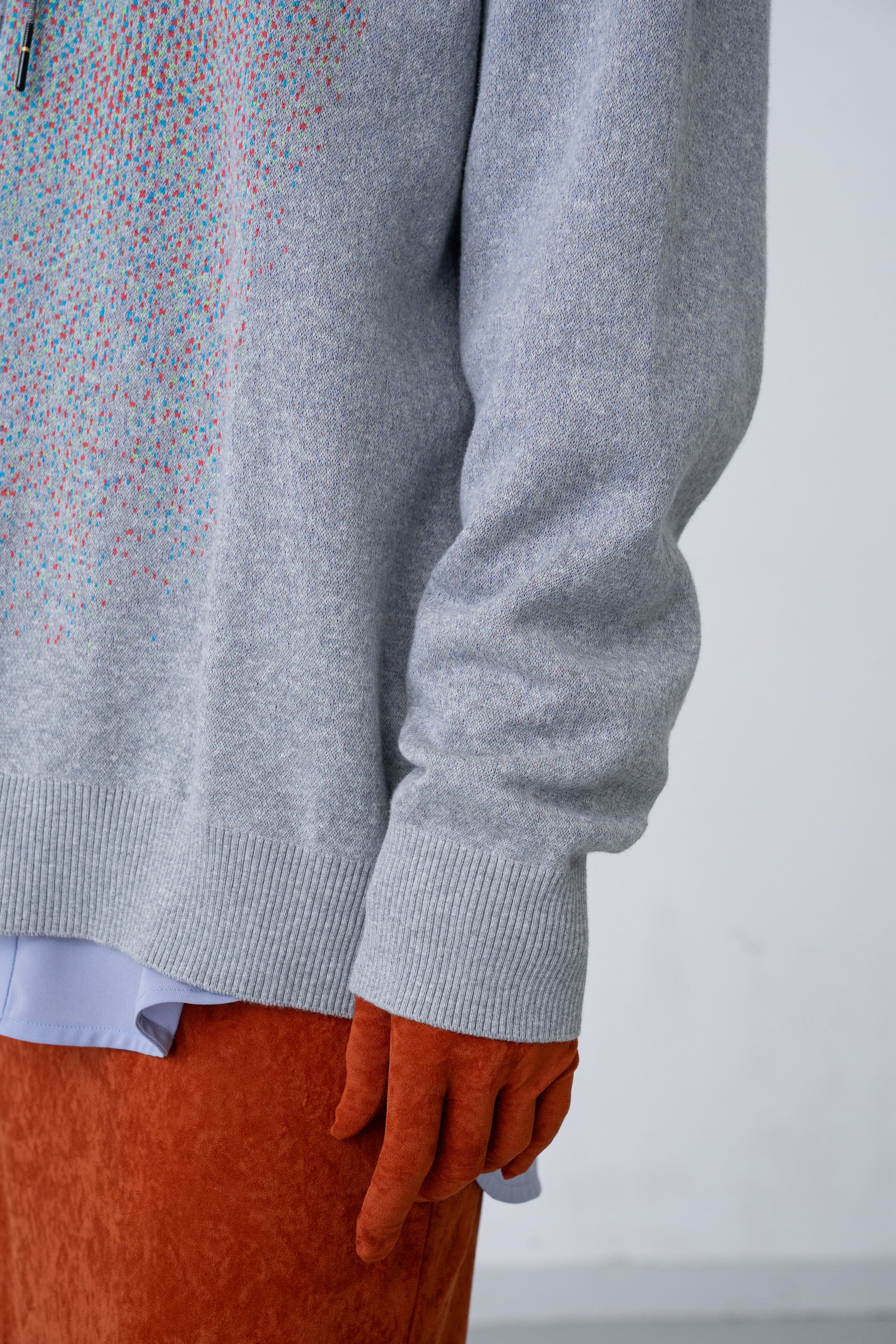 Photon Knit Hoodie / grey