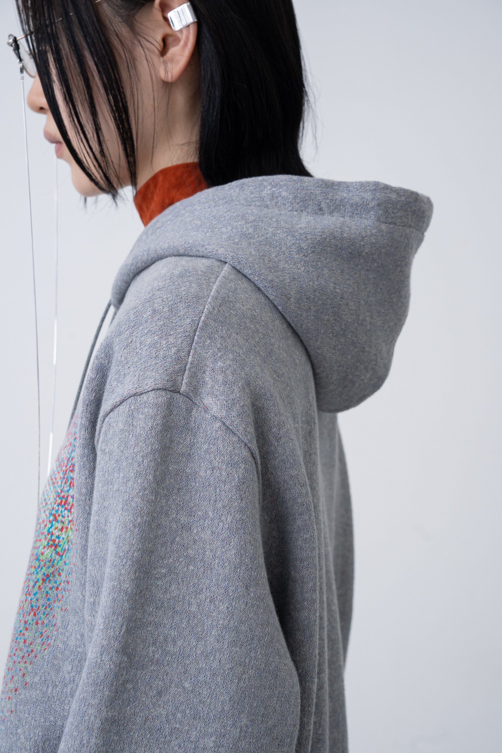 Photon Knit Hoodie / grey