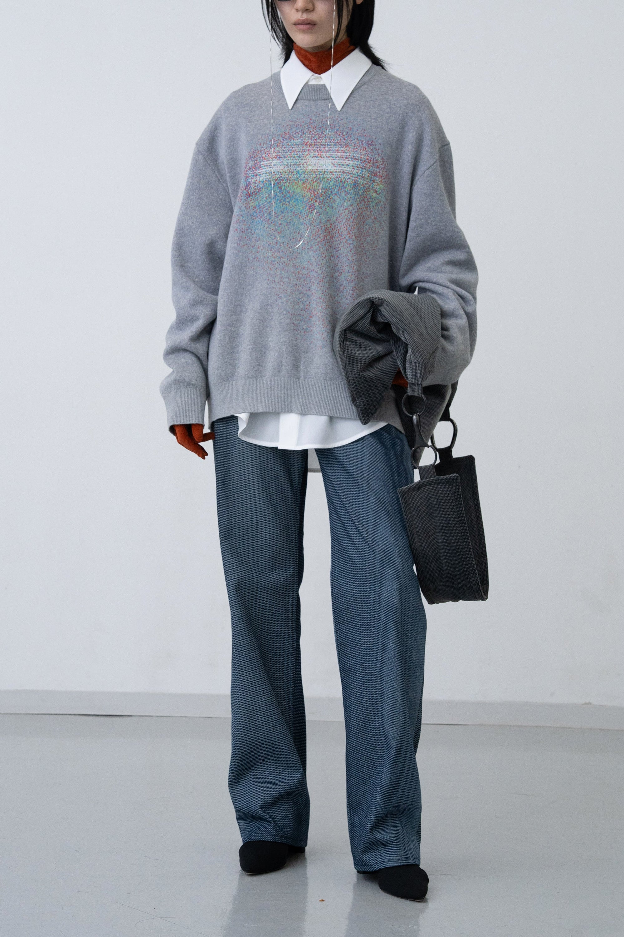 Photon Knit Sweater / grey