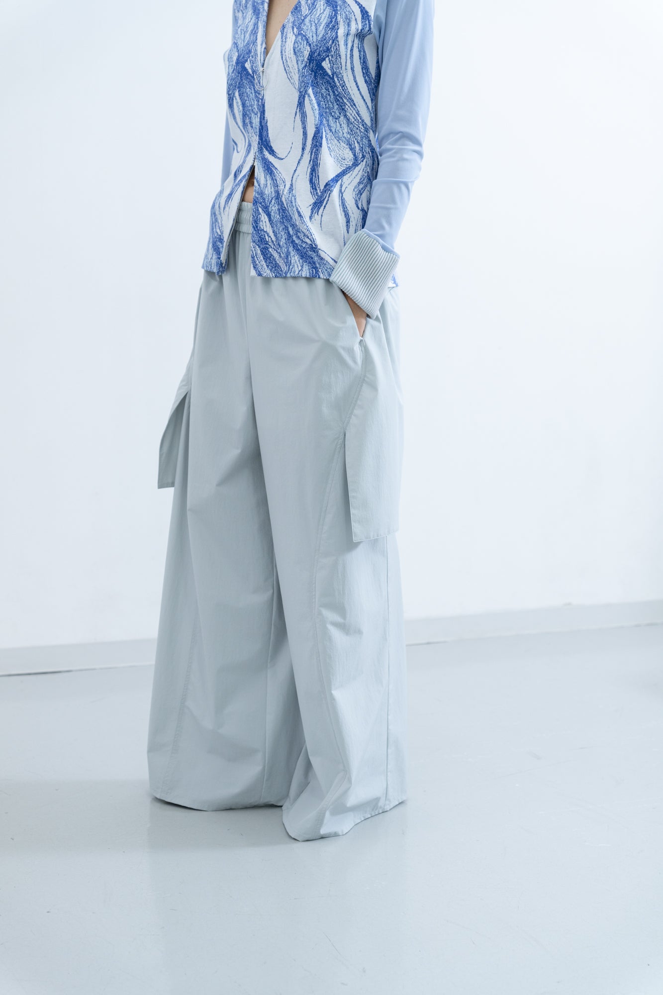 Lay Cargo Pants / glass