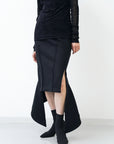 Fishtail Skirt / black