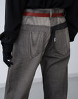 Mirage Denim -straight / black