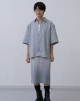 [PRE] Phos Knit Skirt / grey