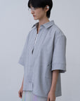 [PRE] Tri Front Shirt / grey