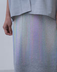 [PRE] Phos Knit Skirt / grey