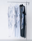 Sphere Sheer Robe / black