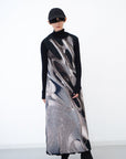 Weld Knit Robe / silver