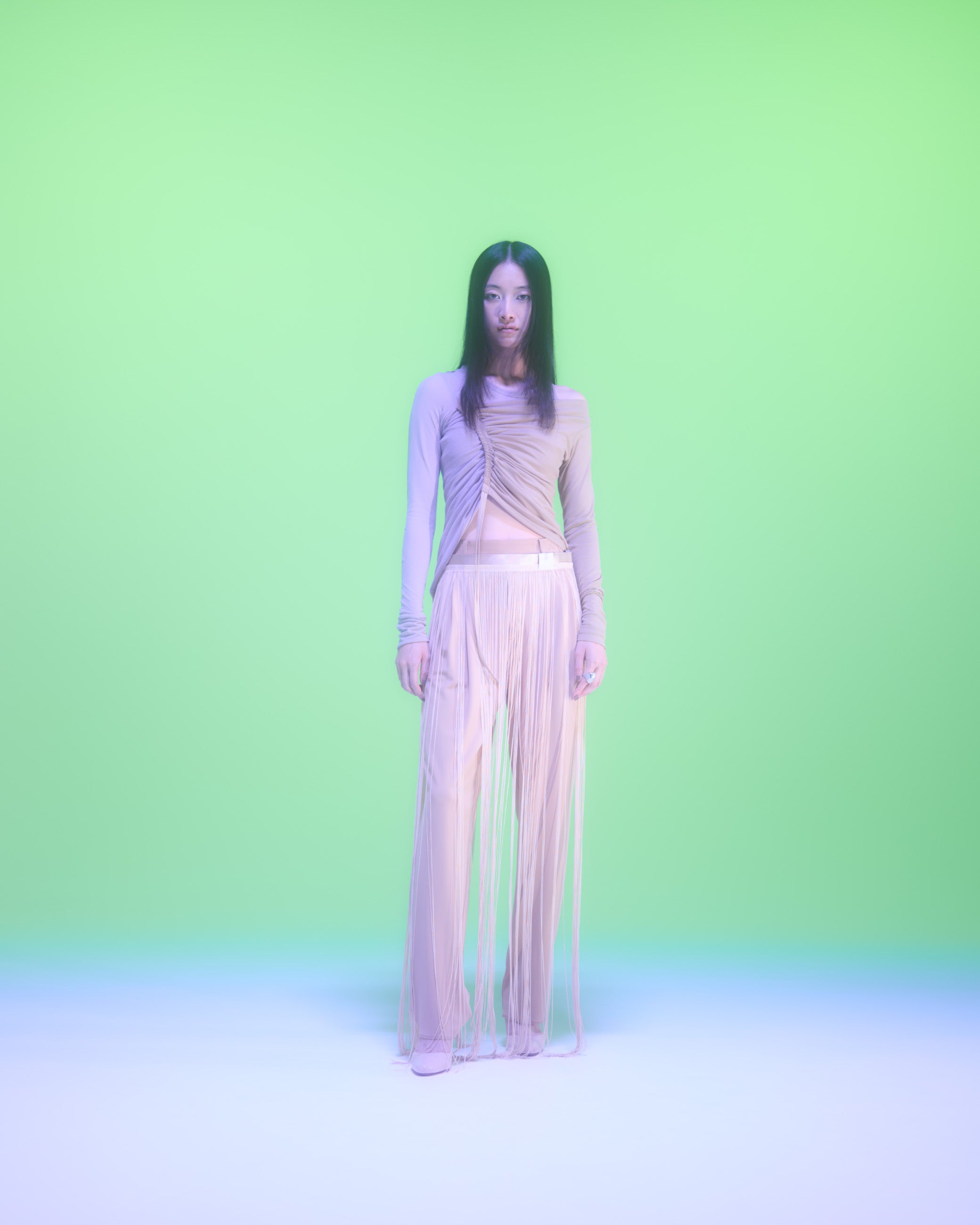 HATRA ハトラ2023AW Liquid Shape Trousers hatra 23aw liquid shape trousers size2
