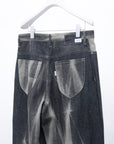Kiriko Bleach Denim / black