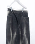 Kiriko Bleach Denim / black