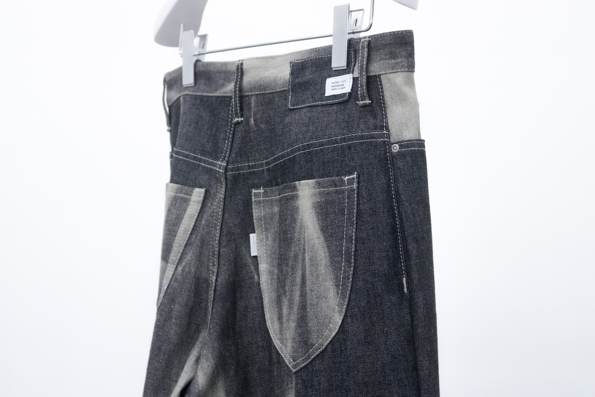 Kiriko Bleach Denim / black