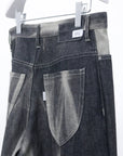 Kiriko Bleach Denim / black
