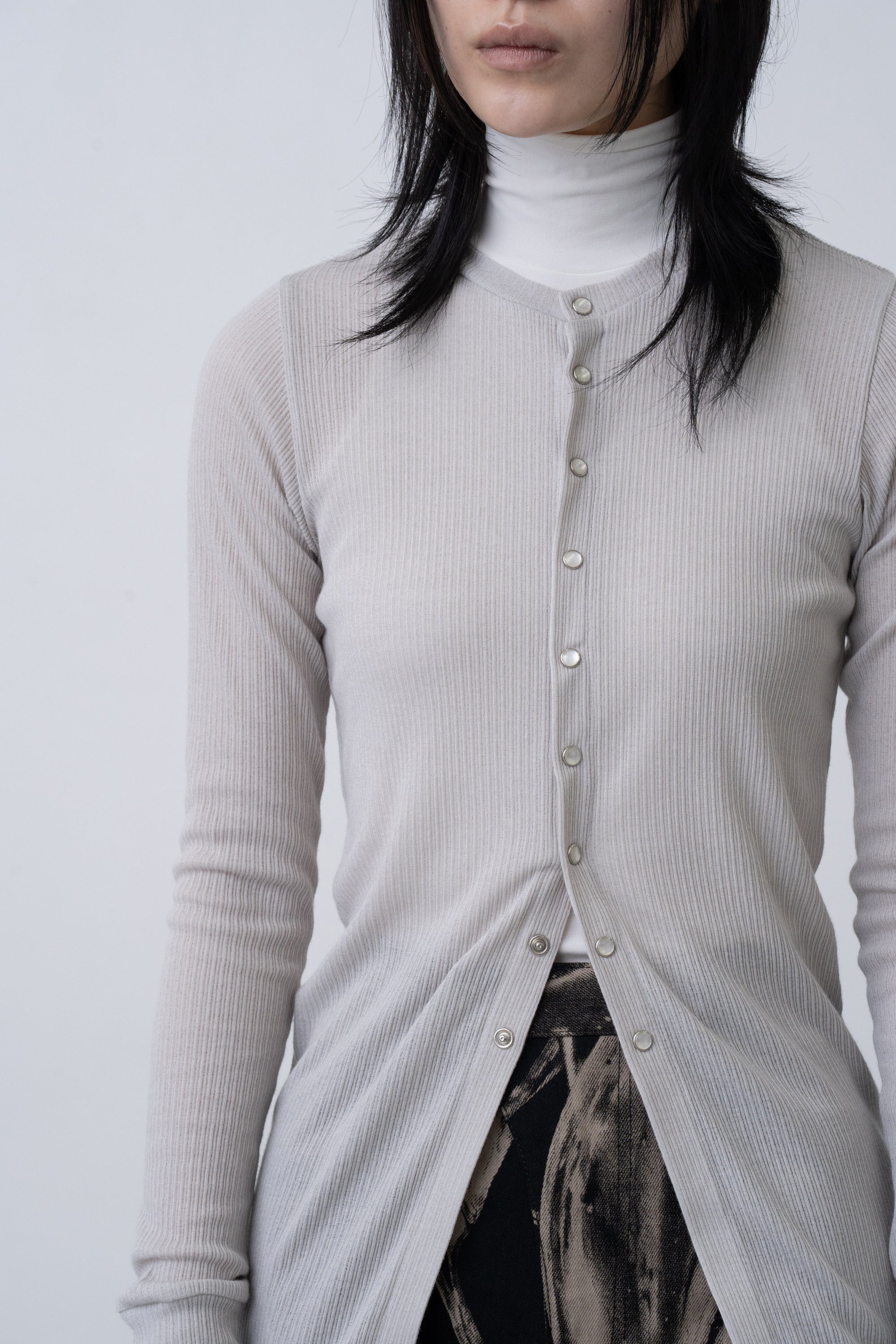 Pearl Dot Cardigan / ivory