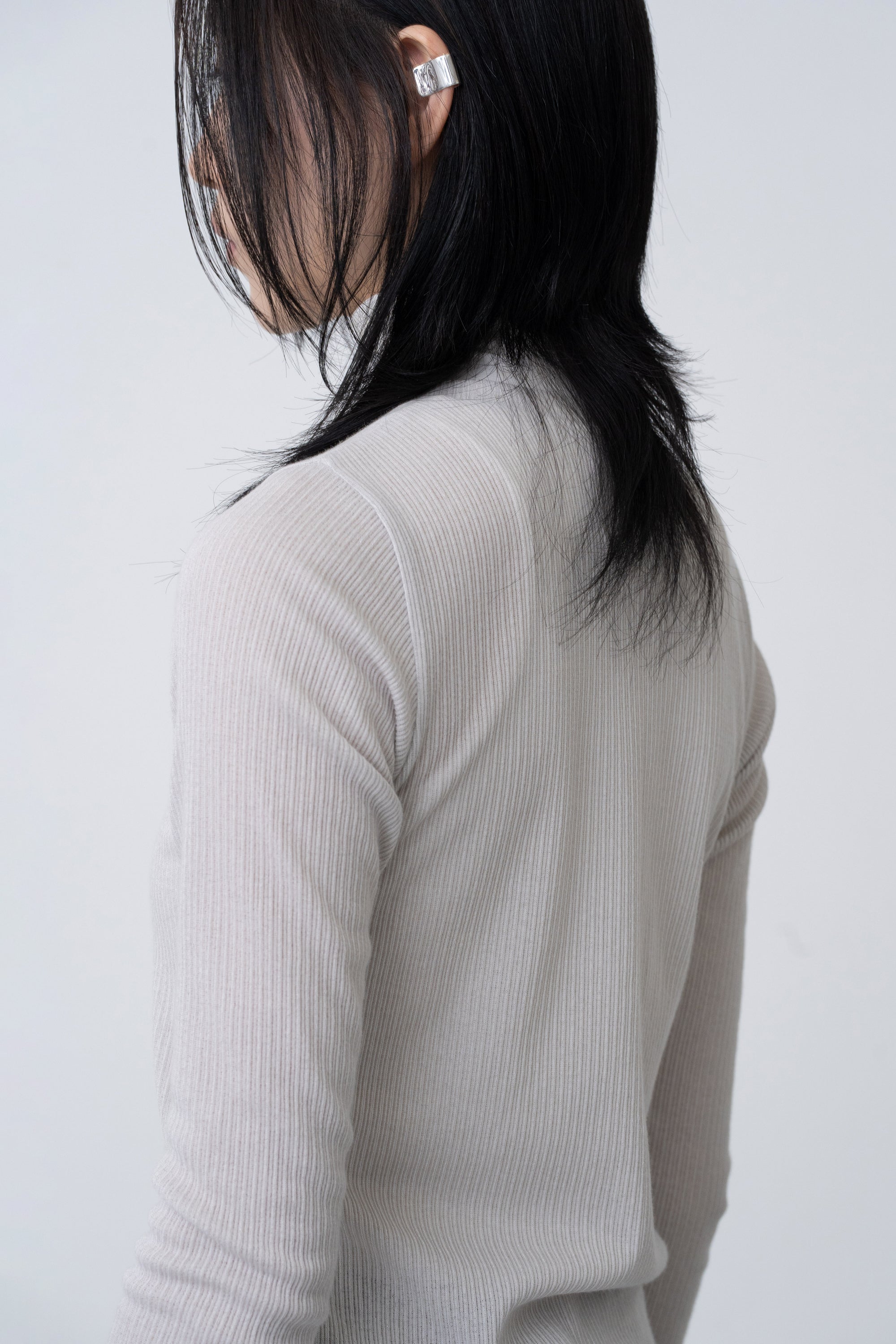 Pearl Dot Cardigan / ivory