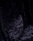 Lunar Velour Skirt / charcoal