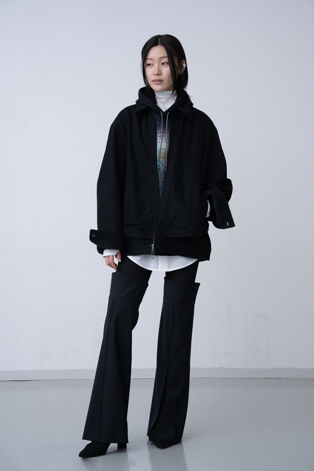 Airport Denim Jacket / black
