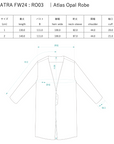 Atlas Opal Robe / black